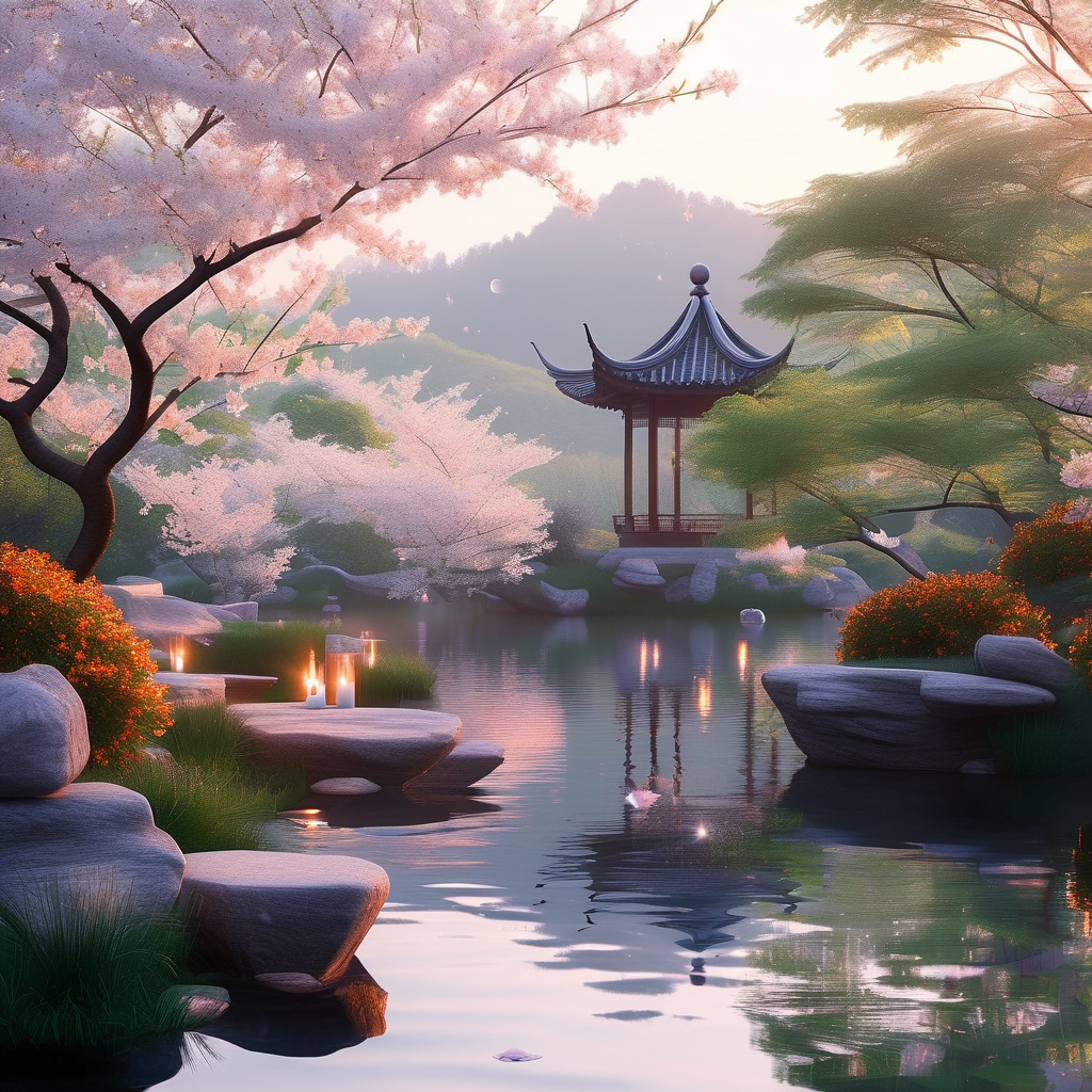 二月清晨的纪念馆，阳光透过树叶洒下，温暖而宁静