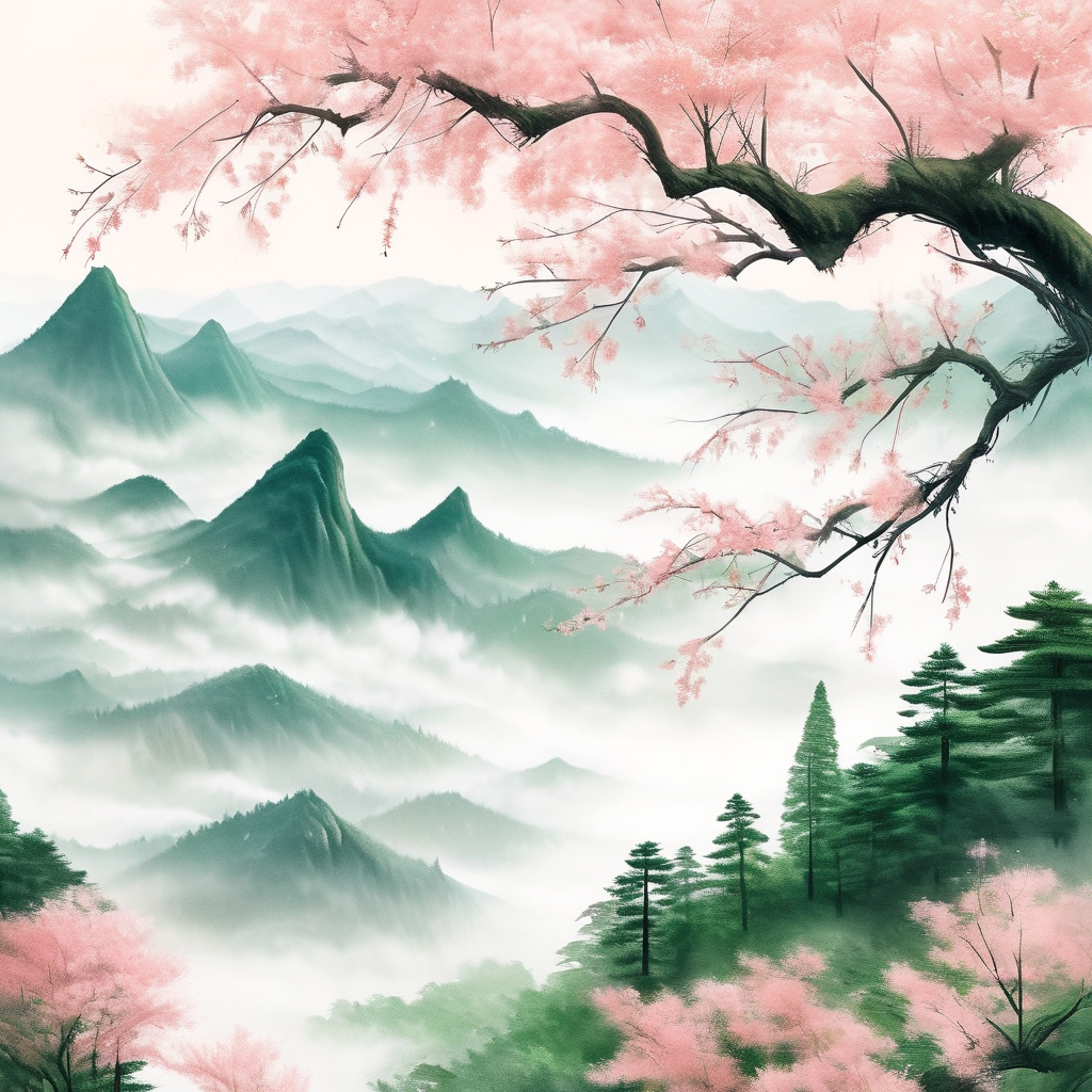 春风拂面，嫩芽初生，象征新生与希望的自然景象