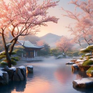 二月春风寄深情，爱意温暖如初见